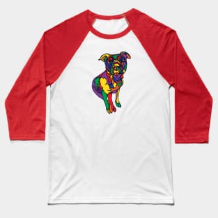 Dog Pop Art Baseball T-Shirt